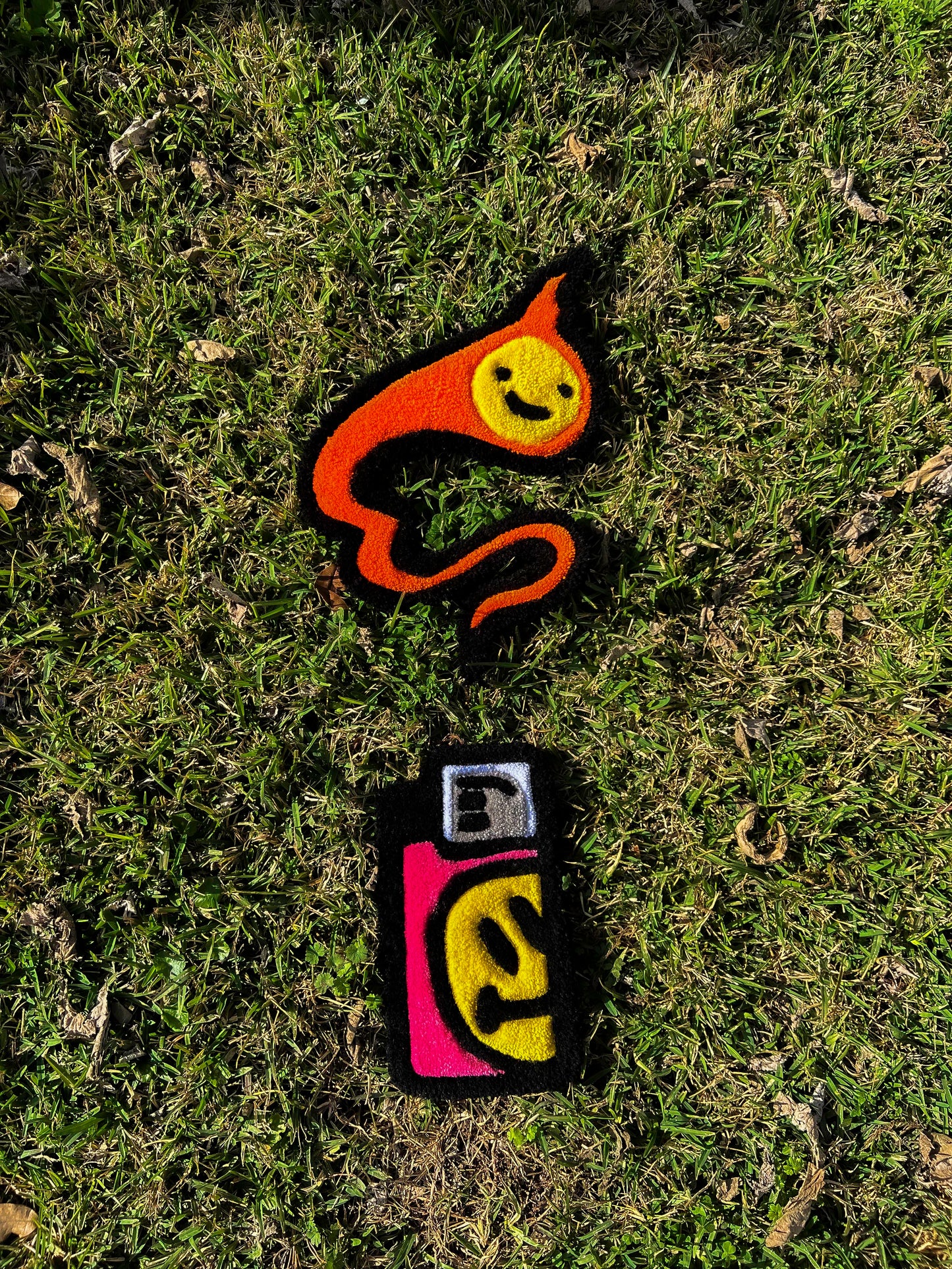 Lighter and flame