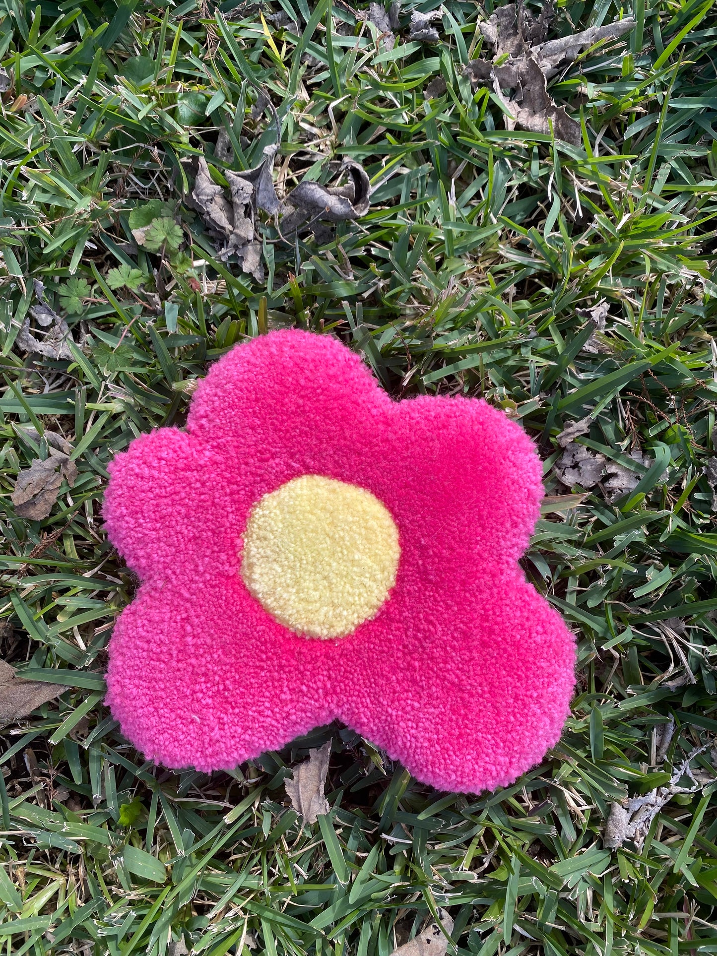 Golf Le Fleur Mug Coaster Rug (Pink/Yellow)