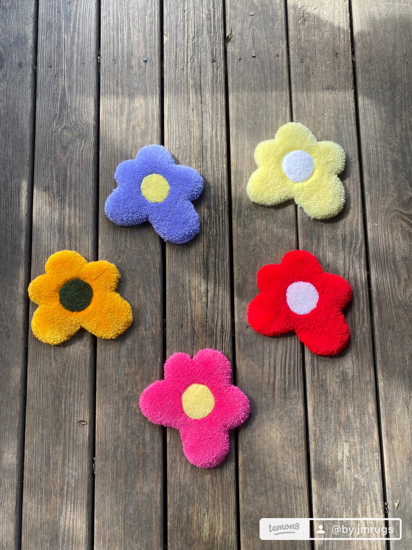 Golf Le Fleur Mug Coaster Rug (Pink/Yellow)